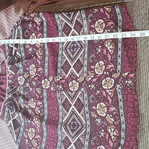 Halo Boho Mixed Prints Blouse - Picture 10 of 12